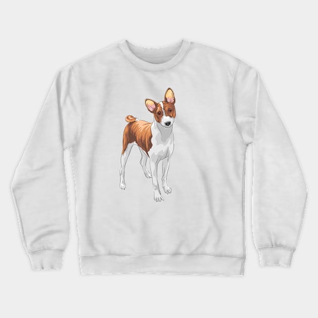 african barkless dog Crewneck Sweatshirt by kavalenkava